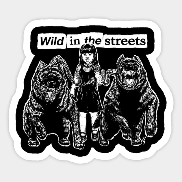 Wild In The Street Sticker by Utamanya